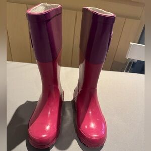 Western Chief Fuchsia and Plum Rain Boots